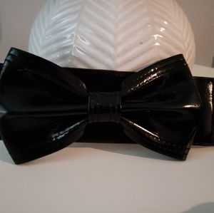 Black Bow Belt